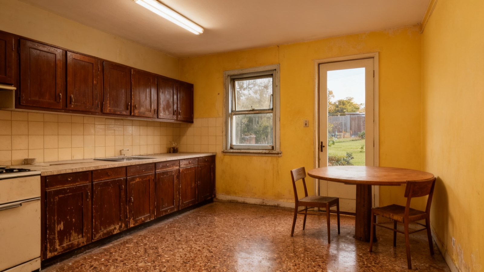 Antes: Casa de los años 70 con jardín, Llinars del Vallès
